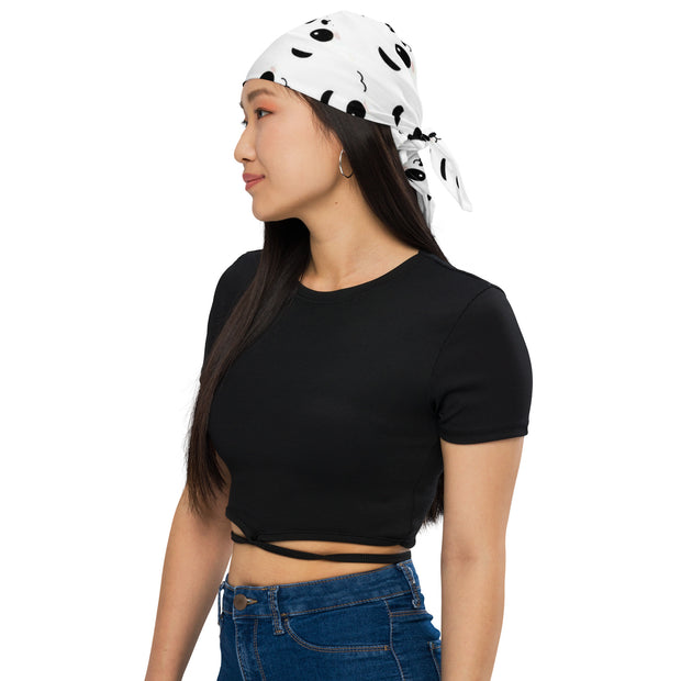 All-over print Panda bandana