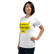 "My Weekend Is All Booked" Unisex T-shirt.